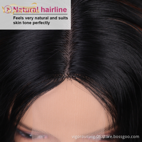 Vigorous Futura Hair Colored U Part Heat Friendly For Black Women Highlight Short Curly Wigs Synthetic Lace Front